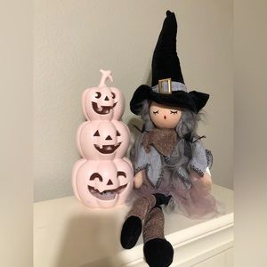 Halloween Pink/Purple Witch